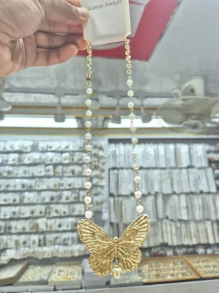 তিন ডিজাইনে কপার স্টেটমেন্ট পেন্ডেন্ট নেকলেস - ছোট ছবি 11